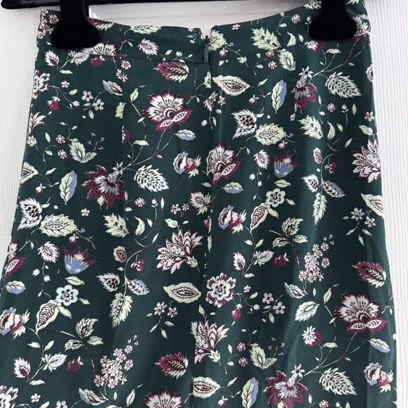 NWT Isabel Marant Green Floral print "Ginkinali" Skirt, Size 34. Fits like XXS - Picture 10 of 11